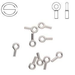 65M003 MM 2,5 Swarovski Bail - RHODIUM