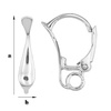 BAP-71 Leverbacks - Earring Hooks - Sterling Silver 925 Rhodium Plated