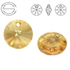 6428 MM 12 Swarovski XILION Disc GOLDEN SHADOW GSHA