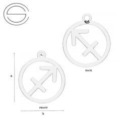 CL-685 Zawieszka zodiak STRZELEC - Srebro 925