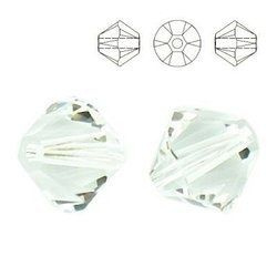 PRECIOSA 451-69-302 MC Rondelle Bead 6 mm CRYSTAL 1 opak. = 288 szt.