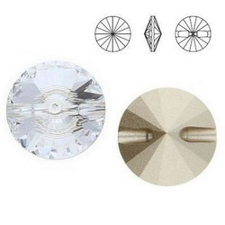 3015 MM 16 Swarovski Button CRYSTAL F