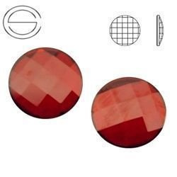 2035 MM 10 Swarovski Chessboard Circle RED MAGMA F