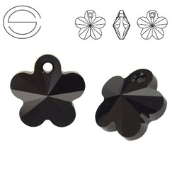 6744 MM 14 Swarovski Flower JET