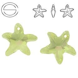6721 MM 16 Swarovski Starfish LUMINOUS GREEN LUMG