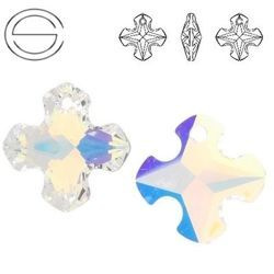 6867 MM 14 Swarovski Greek Cross Crystal AB