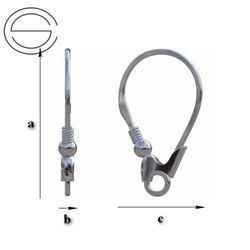 BBA-1 Ohrhaken haken ohrringe Silber 925