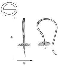BBA-1 Ohrhaken haken ohrringe Silber 925