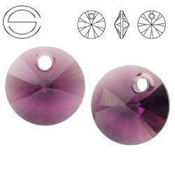 6428 MM 8 Swarovski XILION Disc AMETHYST