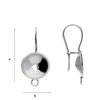 BZ-12A Bigle zamknięte do wklejania Rivoli 1122 12mm Srebro 925 /gram