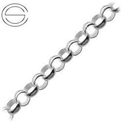 Rolo R 055 Sterling Silver 925 Silver Chain for Jewelry Making RHODIUM PLATED 
