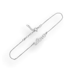 Srebrna bransoletka celebrytka LOVE - SREBRO p 925