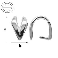 KW-8 Bail for Swarovski Silver 925