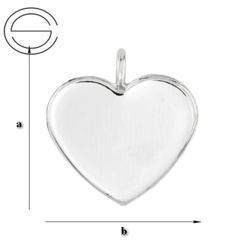 KW-027 Krawatka do 2808 Heart Srebro 925