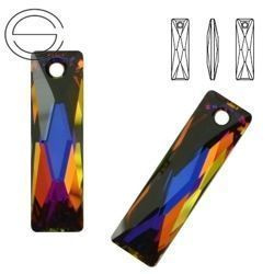 6465 MM 25 Swarovski Queen Baguette VOLCANO VOL P