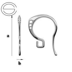 BO-5  Earwires Silver 925