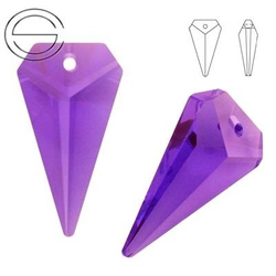 8762 MM 25 Swarovski STRASS Triangle BLUE VIOLET
