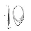 BA-16 Leverbacks - Earring Hooks - Sterling Silver 925
