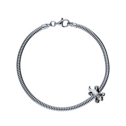 Srebrny koralik modułowy - beads JASZCZURKA pr 925