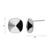 GWP-85/12 STUD EARRING FOR 4470 SILVER 925 RHODIUM