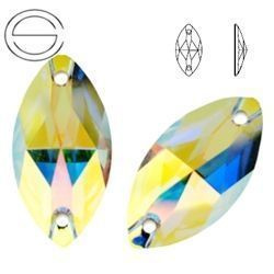 3223 MM 12 Swarovski Navette Crystal AB F