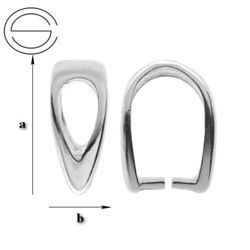 KWP-47 Krawatka Srebro 925 RODOWANE