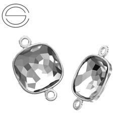 4483/J MM 10 Swarovski Cushion - oprawa - Rhodium