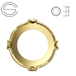 1681/S MM 12 Swarovski Vision - Gold