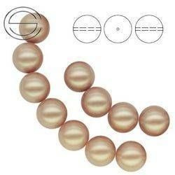 5810 MM 4 Swarovski POWDER ALMOND PEARL (PAPRL)