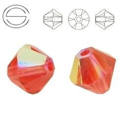 5328 MM 6 Swarovski XILION Bicone PADPARADSCHA AB