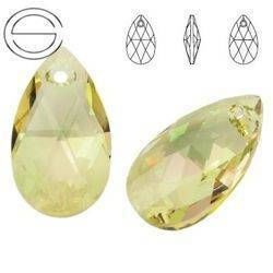 6106 MM 28 Swarovski Pear-shaped LUMINOUS GREEN