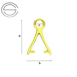 KWZ-203 Silver Sterling 925 Gold Plated