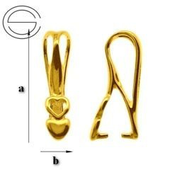 KWZ-45 Krawatka do Swarovski Srebro 925 POZŁACANE