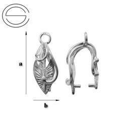 KK-7 Krawatka do Swarovskiego Srebro 925 /gram