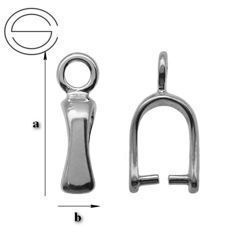 KKP-6 Krawatka Srebro 925 RODOWANE