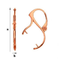 BARG-26/15 Bigle do kulek Srebro 925 ROSE GOLD