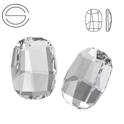 2585 MM 8 Swarovski Graphic Flat Back CRYSTAL F