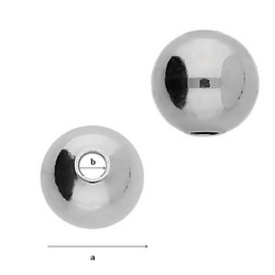 P2L-10/2,6L Light Kulka srebrna 10 mm pr. 925