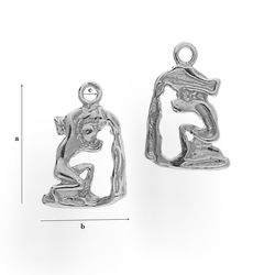 CHA-400 WODNIK zodiak do podwieszenia SREBRO 925