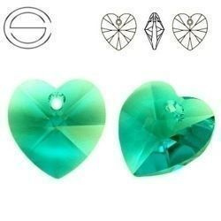 6228 MM 14 Swarovski Heart BLUE ZIRCON