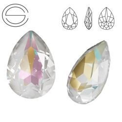 4320 MM 14 Swarovski Pear-shaped LIGHT GREY DELITE