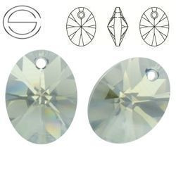 6028 MM 18 Swarovski Oval BLUE SHADE BLSH