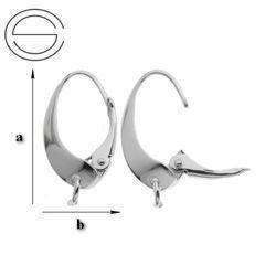 BA-3 Leverbacks - Earring Hooks - Sterling Silver 925 / gram