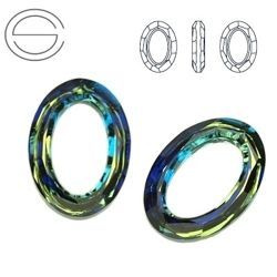 4137 MM 22 Swarovski Cosmic Oval BERMUDA BLUE BBL