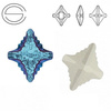 4927 MM 19 Swarovski Rhombus Tribe AQUA METBL F