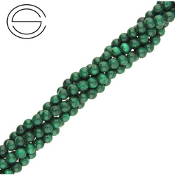 KN-RS-4,0 MAL Natural stone - round smooth - MALACHITE