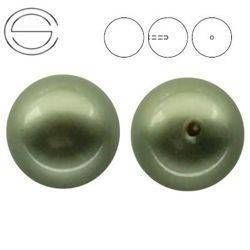 5818 MM 8 Swarovski POWDER GREEN PEARL (PRGPRL)