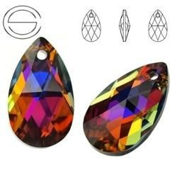 6106 MM 28 Swarovski Pear-shaped VOLCANO VOL