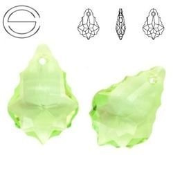 6090 MM 22 Swarovski Baroque CHRYSOLITE