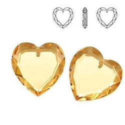 6225 MM 18 Swarovski Heart GOLDEN SHADOW GSHA